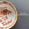 Antique Chinese Porcelain teacup & saucer early 18th C  #792, #793