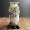 One Chinese famille rose vase Second Half of 1900's 50's 60's 70's #826