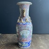 1 Antique Chinese famille rose Canton vase second half of 19th c, Late Qing #828