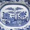 Antique Chinese Export Blue and White Porcelain platter, Qianlong period #863