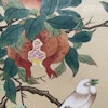 A set of 2 Antique Chinese painting on silk from late Qing early Republic period