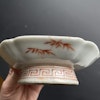Antique Chinese dish on foot altar bowl goldfish Late Qing #902