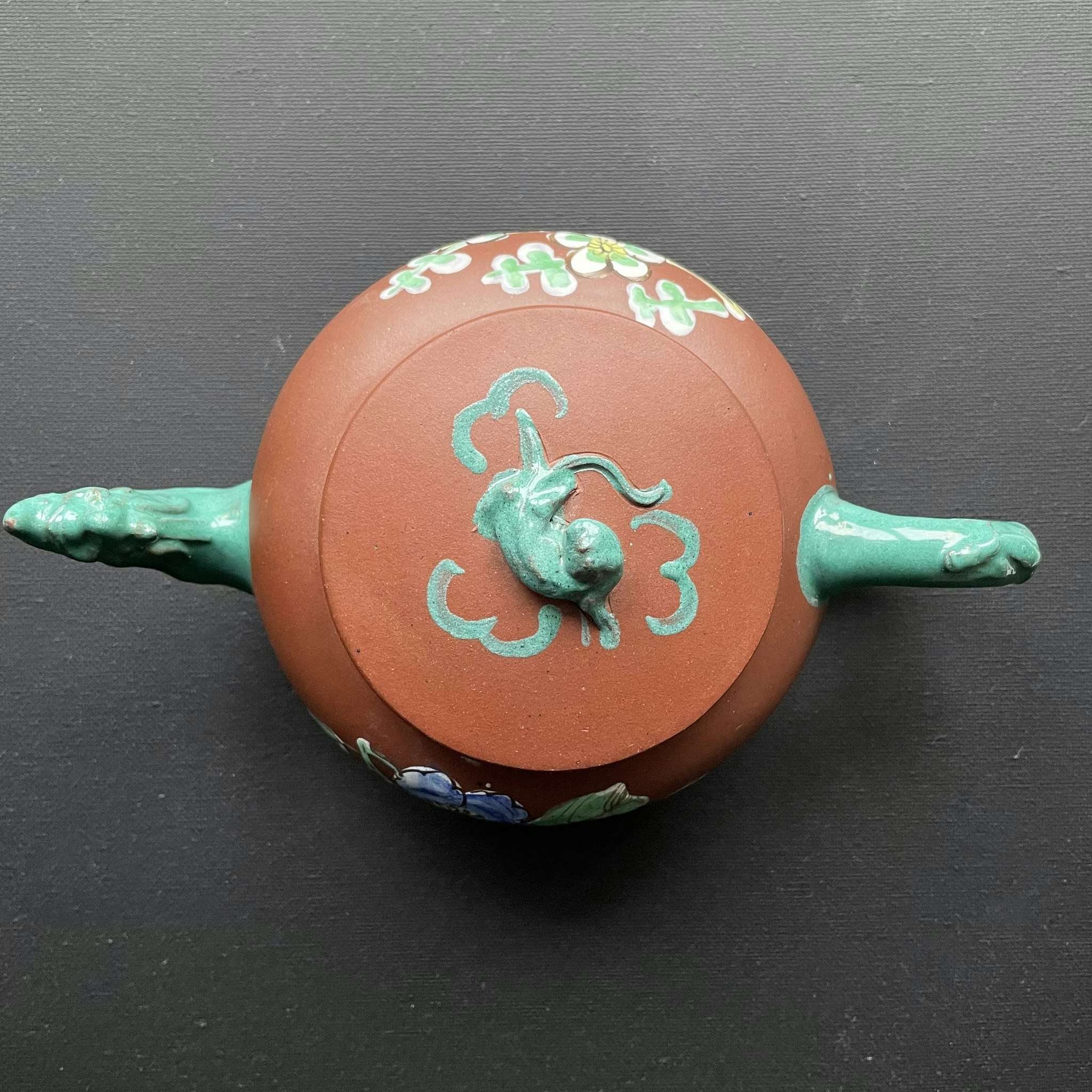 An antique Chinese Yixing teapot with dragon spout  #903
