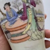 One Chinese famille rose Porcelain vase Second half of the 20th c #910