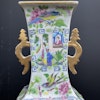 A rare antique rose mandarin vase First half of 19th c Jiaqing/Daoguang #936