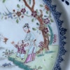A Chinese famille rose plate with figure scenes, Qianlong, Qing Dynasty #1003