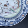 A Chinese famille rose plate with figure scenes, Qianlong, Qing Dynasty #1003