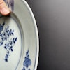 Antique Chinese Export Blue and White Porcelain plate, Qianlong period #1028