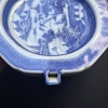 Chinese antique blue and white heating dish Qianlong period #1031