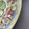 Large Chinese Rose Mandarin Charger, mid 19th c, Qing Dynasty #1076