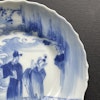 Antique Chinese Blue and White saucer dish Qing Dynasty, 19th Century #1080