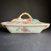 Antique Chinese Qing Dynasty Rose Mandarin tureen, mid 19th century #1085