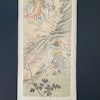 Antique chinese handpainted scroll on silk, signed and dated 1928 #1133