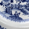 Antique Chinese Blue and white plate, 19th c, Qing Dynasty #1172