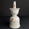 Chinese antique porcelain oil lamp / candlestick, Late Qing / Republic #1158