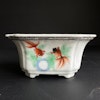 Chinese rectangular porcelain planter Second Half of 1900's 50's 60's #1177