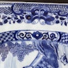 Antique Chinese Export Blue and White Porcelain platter, Qianlong period #1180