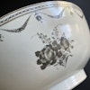 Antique Chinese punch bowl Grisaille and Gilt decoration Qianlong period #1181