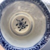 Antique Chinese teacup in underglazed blue and white, Late Qing Dynasty #1192