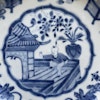 Antique Chinese Blue and White Porcelain plate, Kangxi period #1197