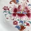 Antique Chinese famille rose plate, 18th century, Yongzheng / Qianlong #1198