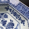 Antique Chinese Export Blue and White basin / deep bowl, Qianlong #1219