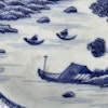 Antique Chinese Export Blue and White Porcelain platter, Qianlong period #1225