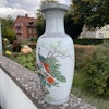 A vintage Chinese famille rose vase second half of 20th c #1230