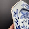 Antique Chinese Export Blue and White Porcelain platter, Qianlong period #1250