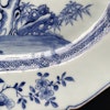 Antique Chinese Export Blue and White Porcelain platter, Qianlong period #1250