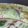 Antique Chinese rose mandarin hot water plate / warming dish, Daoguang #1260