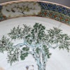 Antique Chinese Famille verte wucai charger, Qing Dynasty 19th c #1278