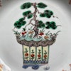 *RESERVED ITEM *Antique Chinese Famille Verte plate, Kangxi / Yongzheng period #1289