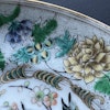 Antique Chinese Famille verte wucai armorial plate, Late Qing, 19th c #1321