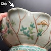Antique Chinese Altar bowl, bowl on foot tazza, Late Qing Dynasty #1339