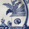 Antique Chinese blue and white plate Cuckoo in the house, Qianlong #1336