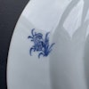 Antique Chinese armorial plate in blue and white #1331