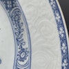 Antique Chinese blue and white charger, 18th century #1326