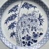 Antique Chinese blue and white charger, 18th century #1326