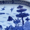 Antique Chinese blue and white platter, Qianlong period #1342