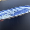 Antique Chinese blue and white platter, Qianlong period #1342