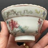 Antique Chinese famille rose teacup peranakan, straits porcelain #1372