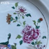 A pair of Antique Chinese export famille rose plates Qianlong #1360 & 1375