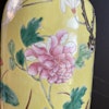 Antique Chinese Yellow ground vase, Late Qing / Republic, Guangxu Mark #1376