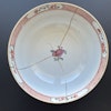 Antique Chinese rose mandarin punch bowl 18th century #1381