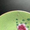 Antique Chinese green scraffito ground dish with flowers Jiaqing M&P #1385