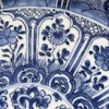 Antique Chinese blue and white charger , Kangxi period #1403