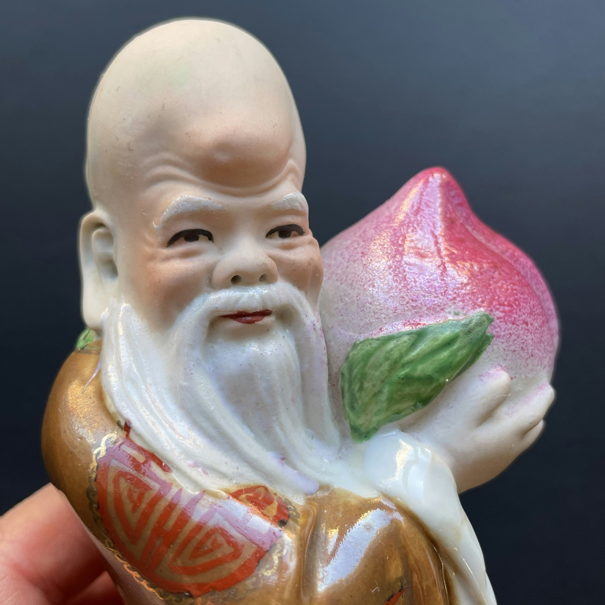 Vintage Chinese porcelain figurine, 20th c #1406