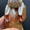 Vintage Chinese porcelain figurine, 20th c #1406