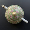 Antique Chinese rose mandarin teapot 19th century #1409